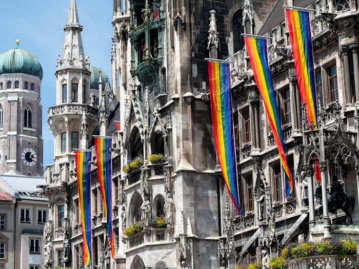 Vom 26. bis 28. Juni wird in München der Christopher Street Day gefeiert. (Archivbild) / Foto: Sven Hoppe/dpa
