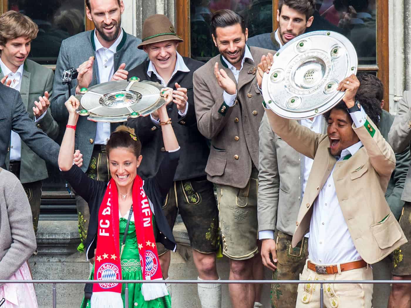 Dante (r) feierte gerne Titel mit dem FC Bayern. (Archivbild) / Foto: picture alliance / dpa