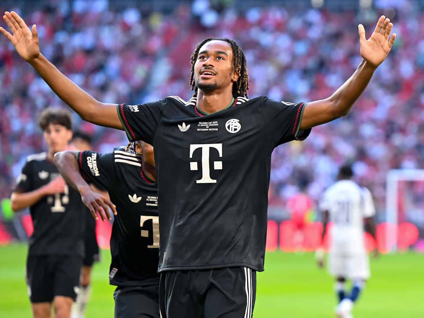 Jonah Kusi-Asare verlässt den FC Bayern endgültig. (Archivbild) / Foto: Sven Hoppe/dpa