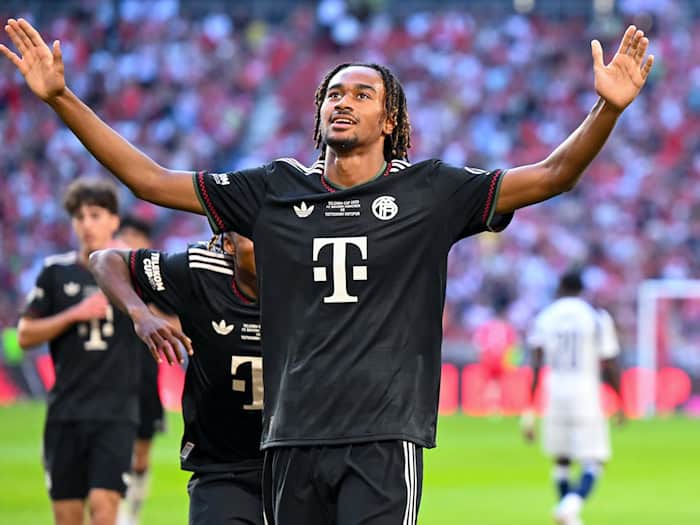 Jonah Kusi-Asare verlässt den FC Bayern endgültig. (Archivbild) / Foto: Sven Hoppe/dpa