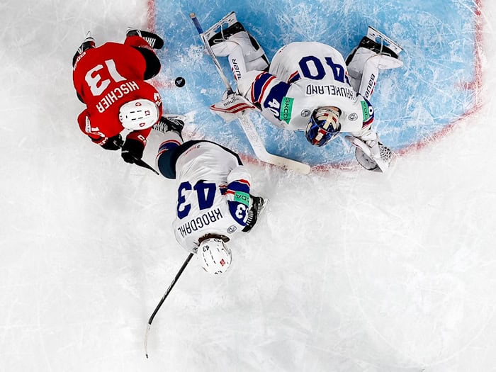 Verlässt die Straubing Tigers: Henrik Haukeland. (Archivbild) / Foto: Becker/KEYSTONE/dpa