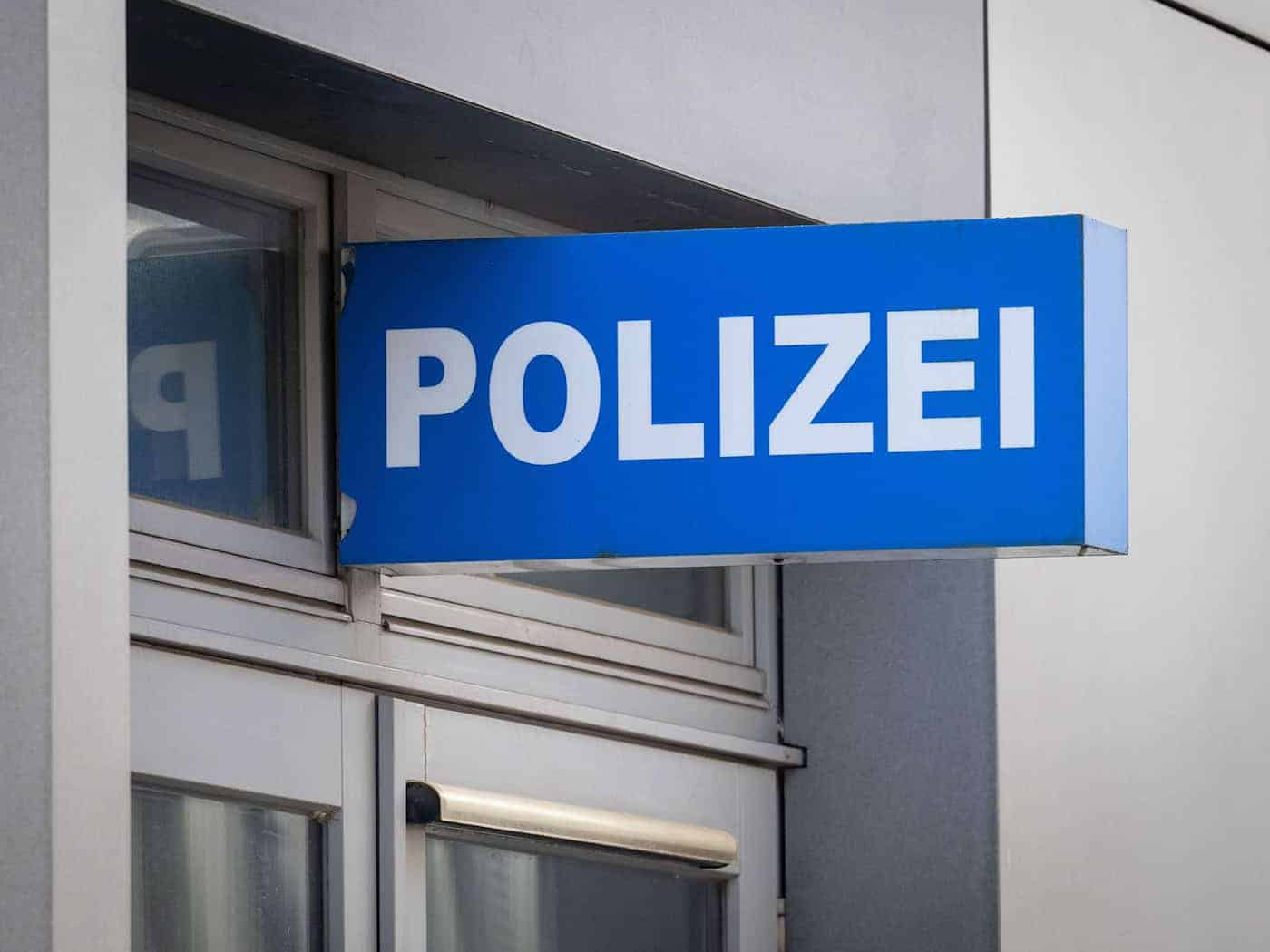 Polizisten bringen die nackte Frau auf eine Dienststelle. (Symbolbild) / Foto: Soeren Stache/dpa