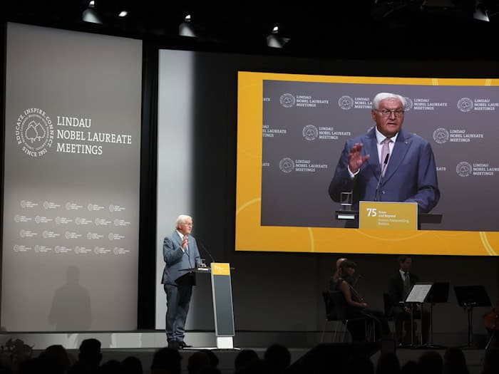 Seit 75 Jahren wird Lindau am Bodensee während der Nobelpreisträgertagung zum Treffpunkt herausragender Wissenschaftler aus der ganzen Welt. Frank-Walter Steinmeier spricht zur Eröffnung. / Foto: Karl-Josef Hildenbrand/dpa