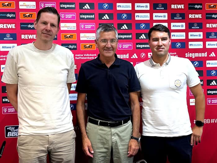 Die Macher der Bayern-Basketballer hoffen auf eine erfolgreiche Saison. / Foto: Christian Kunz/dpa