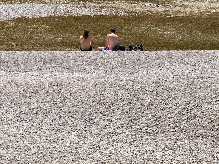 In Bayern wird es wieder heiß. (Archivbild) / Foto: Peter Kneffel/dpa