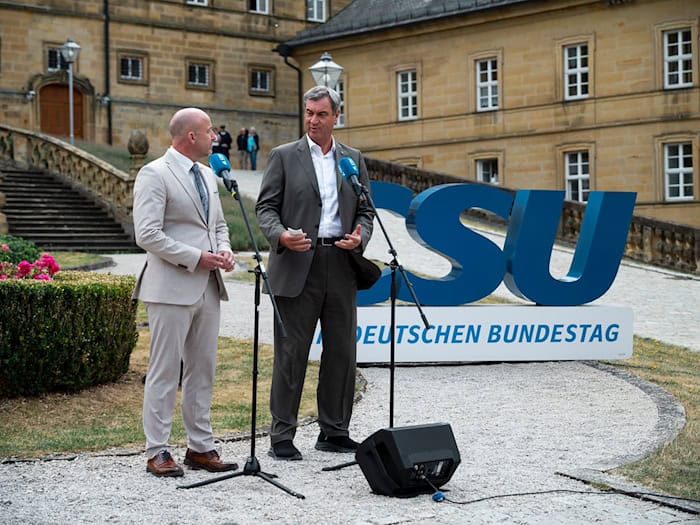 Die CSU sieht sich als Stabilitätsanker. / Foto: Daniel Vogl/dpa