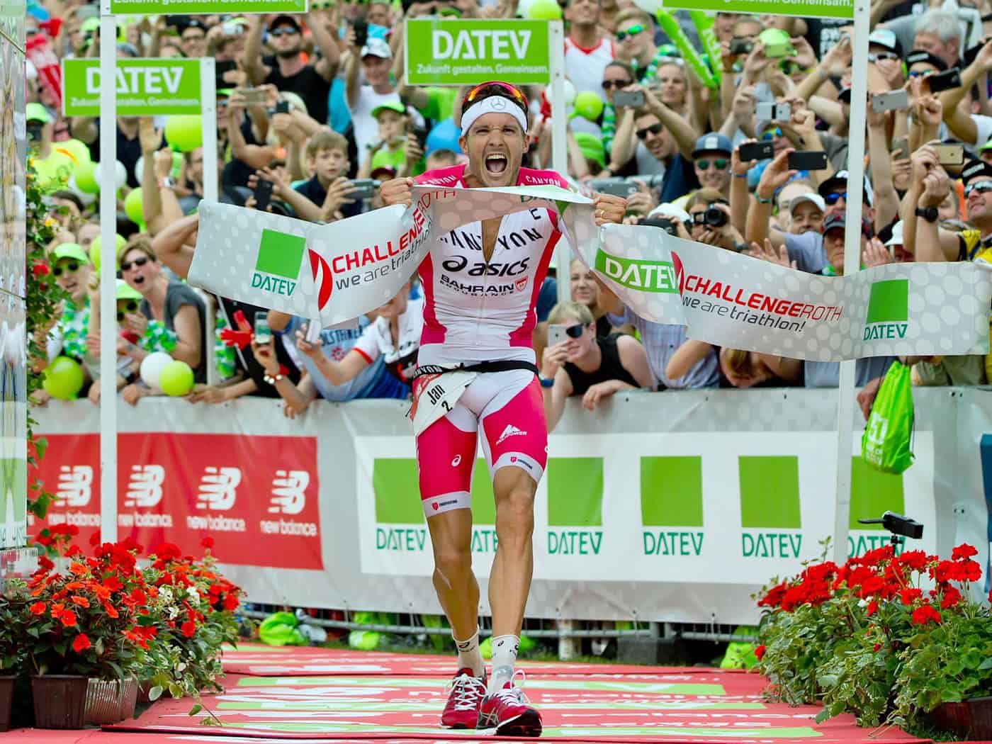 Damals war's: Vor zehn Jahren gewann Jan Frodeno die Challenge Roth - in einer Fabelzeit. (Archivbild) / Foto: picture alliance / dpa