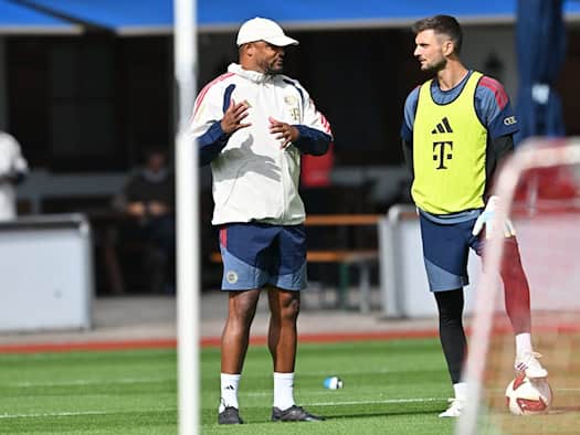 Herzlich von Kompany begrüßt: Kimmich, Neuer & Co. zurück
