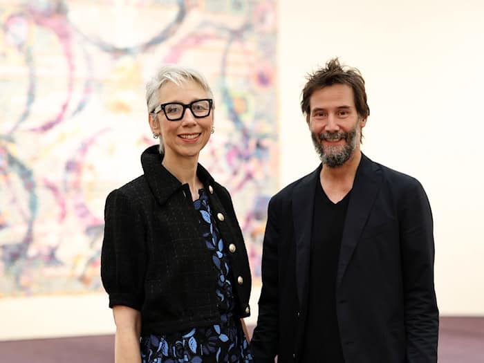 Keanu Reeves bei Ausstellungseröffnung in Nürnberg