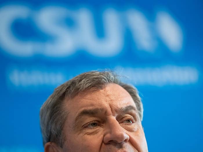 Bayerns Ministerpräsident gab sich nach dem Vorfall gelassen. (Archivbild) / Foto: Peter Kneffel/dpa