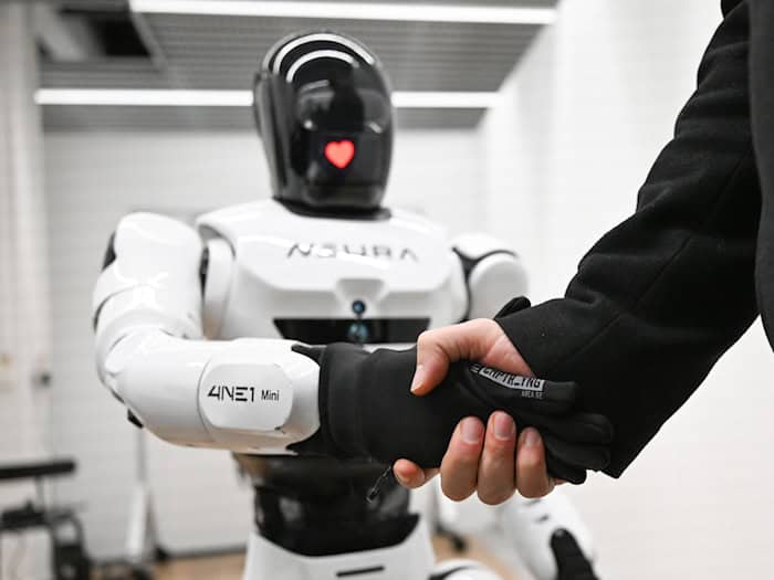 Das Start-up Neura Robotics aus Baden-Württemberg absolvierte die erfolgreichste Finanzierungsrunde.  / Foto: Bernd Weißbrod/dpa