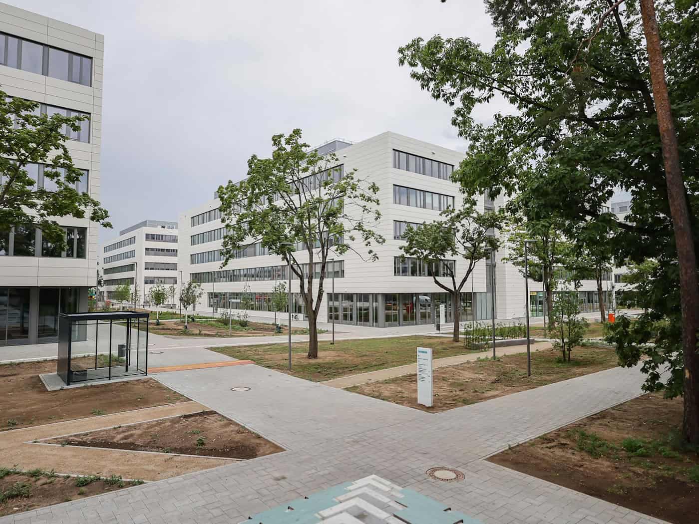 Mit dem Modul 8 ist der Siemens Campus Erlangen nach mehr als zehnjähriger Planungs- und Bauzeit fertiggestellt. / Foto: Daniel Löb/dpa