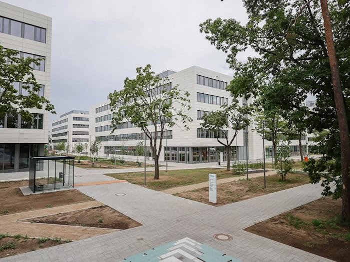 Mit dem Modul 8 ist der Siemens Campus Erlangen nach mehr als zehnjähriger Planungs- und Bauzeit fertiggestellt. / Foto: Daniel Löb/dpa