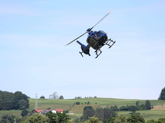 Aus der Luft messen Experten die Radioaktivität am Boden. Nun wird für den Ernstfall in Schwaben geprobt. / Foto: Karl-Josef Hildenbrand/dpa