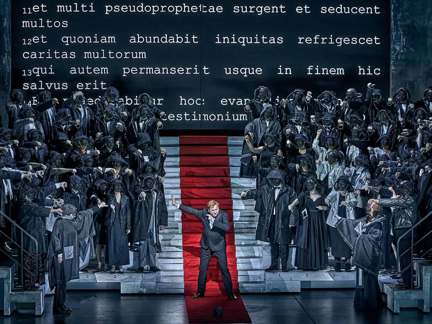 Andreas Schager gibt den Diktator. / Foto: Enrico Nawrath/Bayreuther Festspiele/dpa