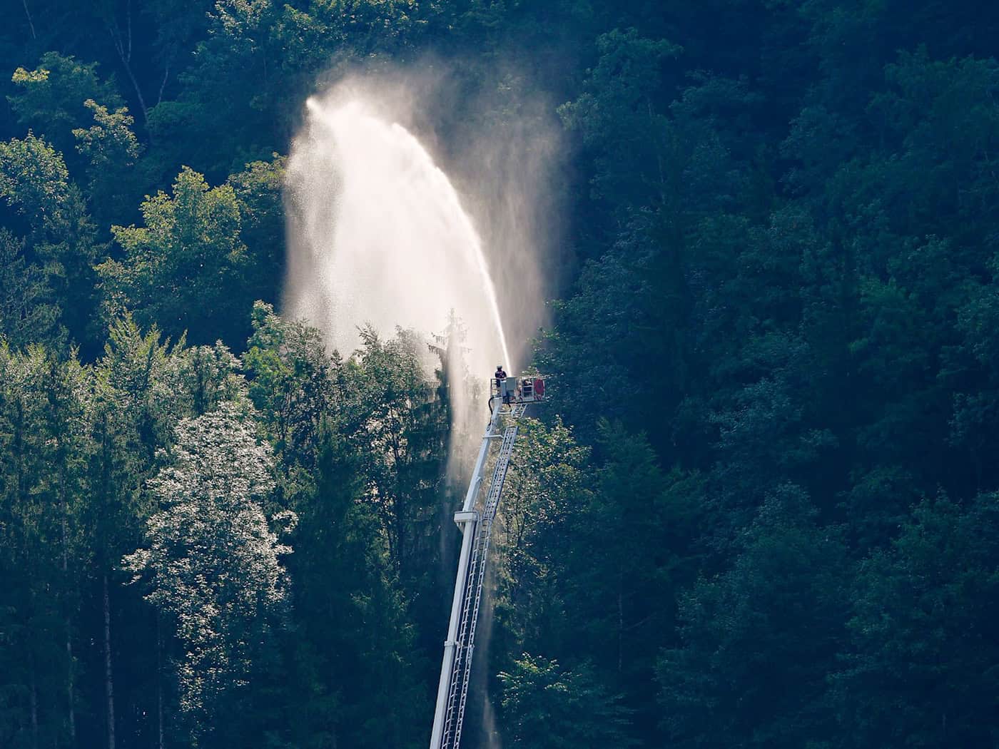 Waldbrand im Chiemgau gelöscht - Katastrophenfall endet