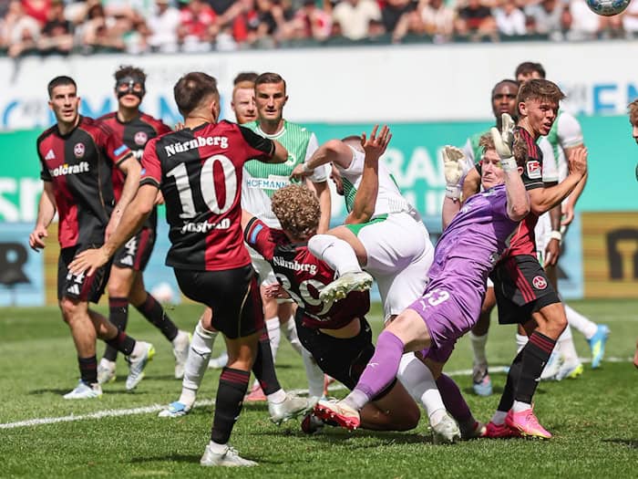 Schon am 15. September kommt es zum ersten Frankenderby der neuen Saison. (Archivbild) / Foto: Daniel Löb/dpa