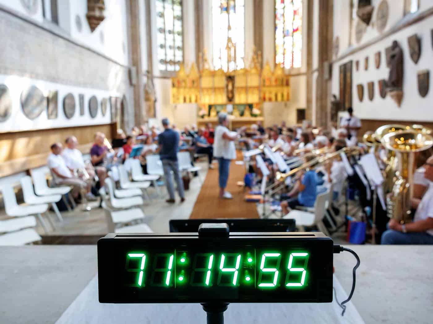 72 Stunden Posaunenmusik in Nürnberg: 1.800 Bläser versuchen Weltrekord