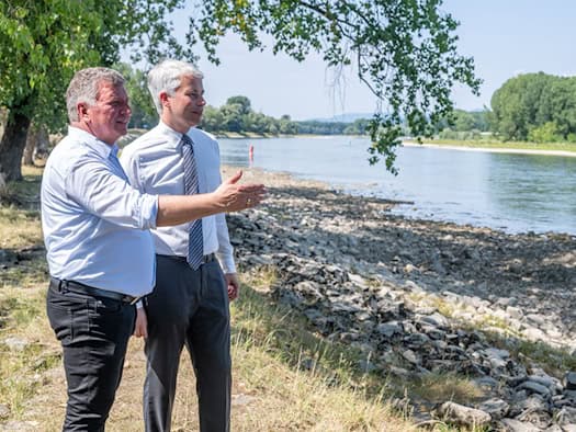 Bernreiter fordert raschen Ausbau der Donau in Bayern wegen Niedrigwasser