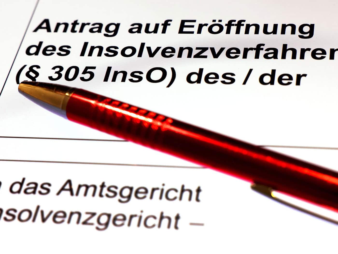 Etwas weniger Insolvenzen in Bayern
