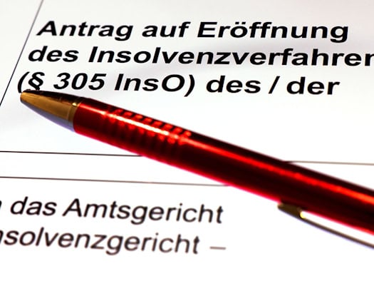 Etwas weniger Insolvenzen in Bayern