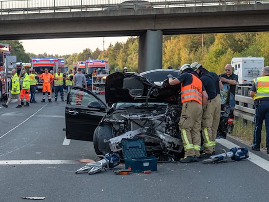 Mehrere Schwerverletzte bei Unfall auf A73 bei Bamberg