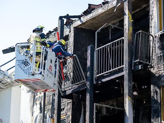 Viele Brände in Bayern: Alten-Wohnheim wegen Feuer evakuiert