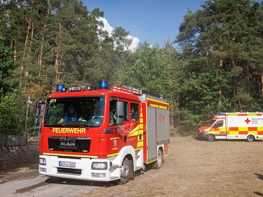Waldbrand in Hessen an Bayerns Grenze - 30.000 Quadratmeter
