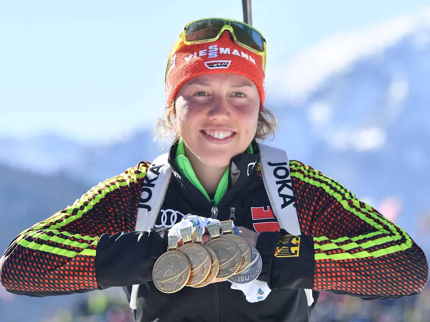 Laura Dahlmeier posthum in deutsche Hall of Fame aufgenommen — Ehrung in Frankfurt