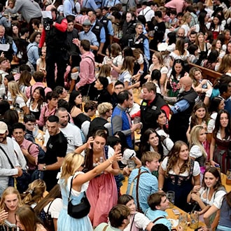 Hoher Besucherandrang auf dem Oktoberfest