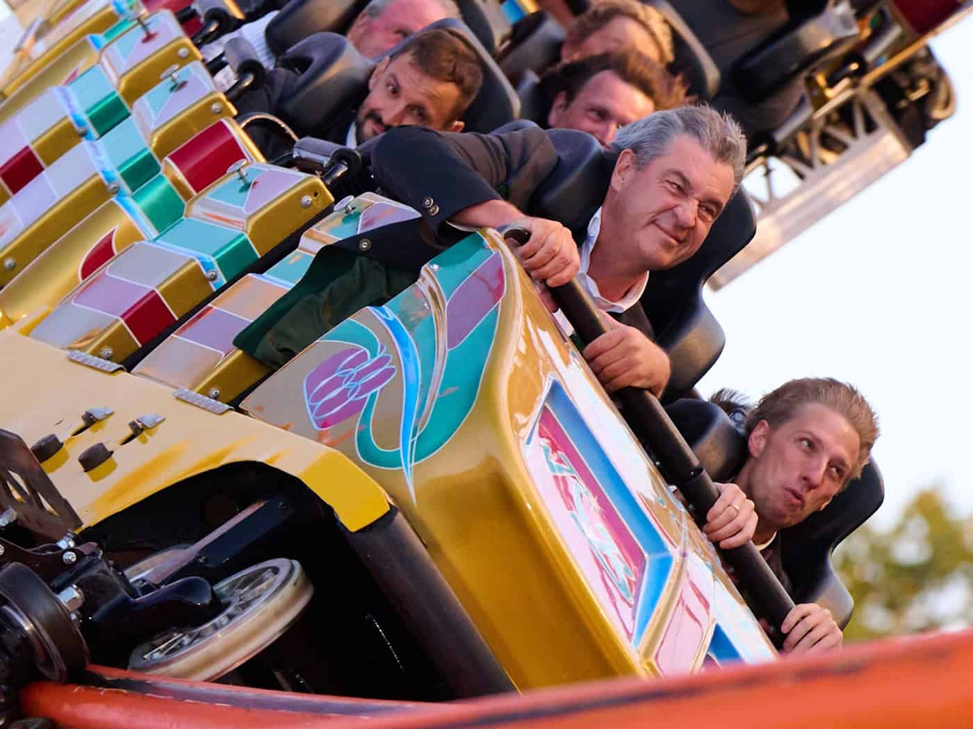 Söder und Krause feiern Münchens Olympia-Bewerbung auf der Wiesn