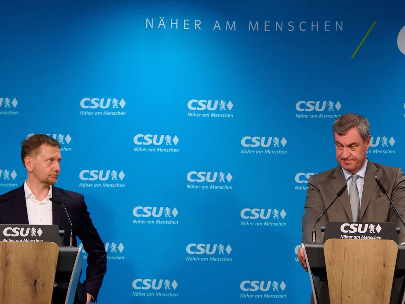 Söder und Kretschmer warnen vor Scheitern der Regierung