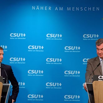 Söder und Kretschmer warnen vor Scheitern der Regierung