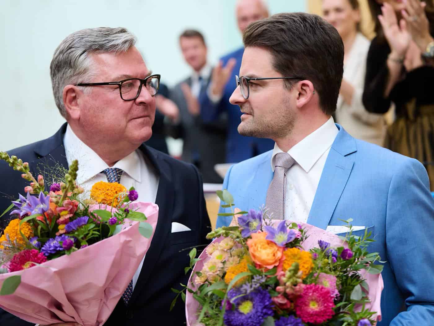 Söders neue Minister im Landtag vereidigt