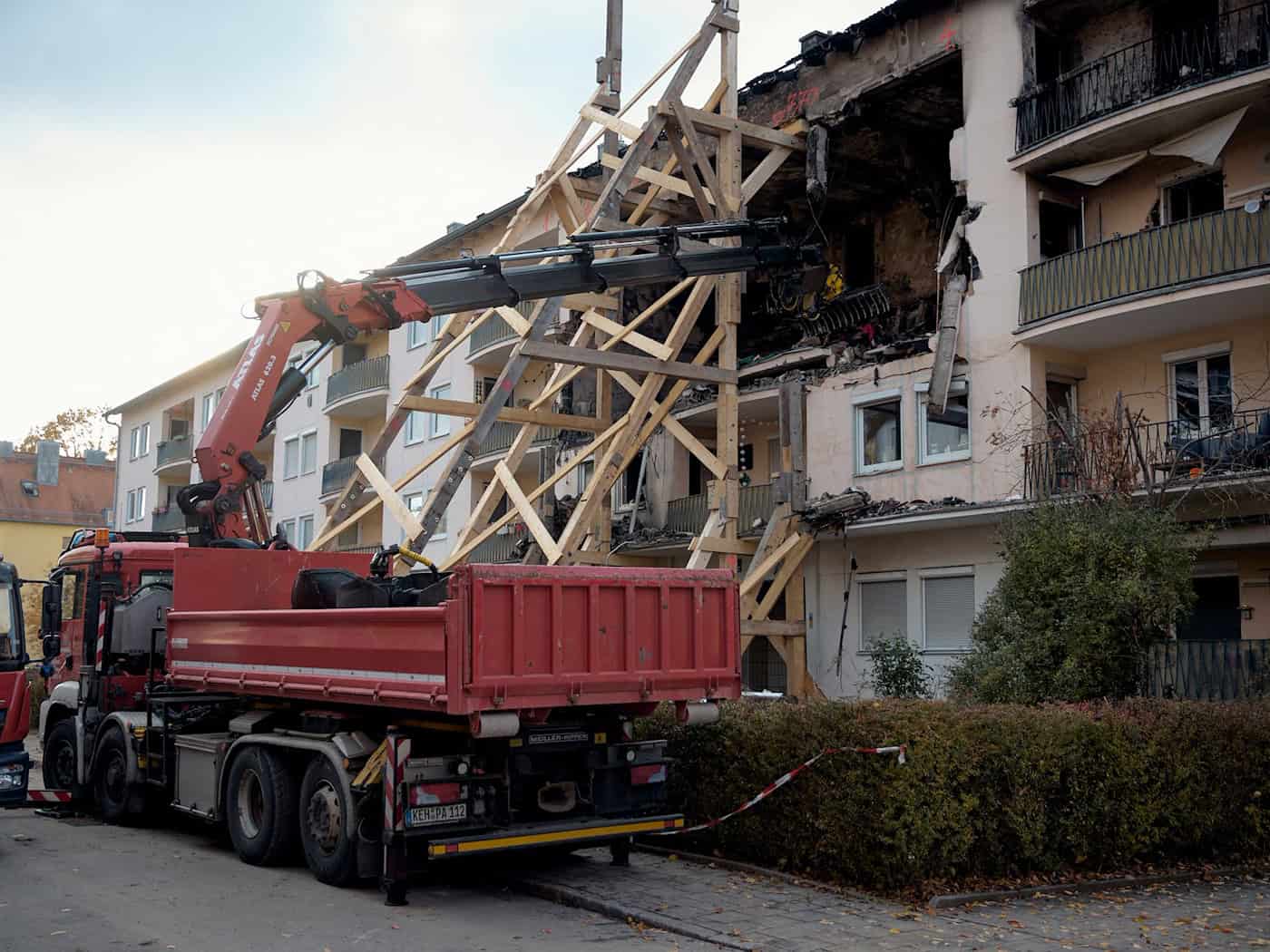 Explosion in Regensburg - Ermittlungen gehen weiter