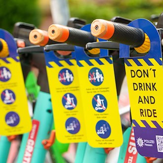 Mehrere E-Scooter-Fahrer unter Alkohol- und Drogeneinfluss