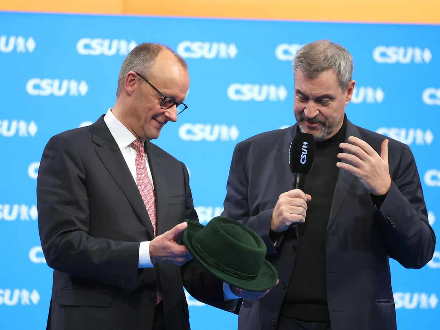 Merz beim CSU-Parteitag unter Zugzwang