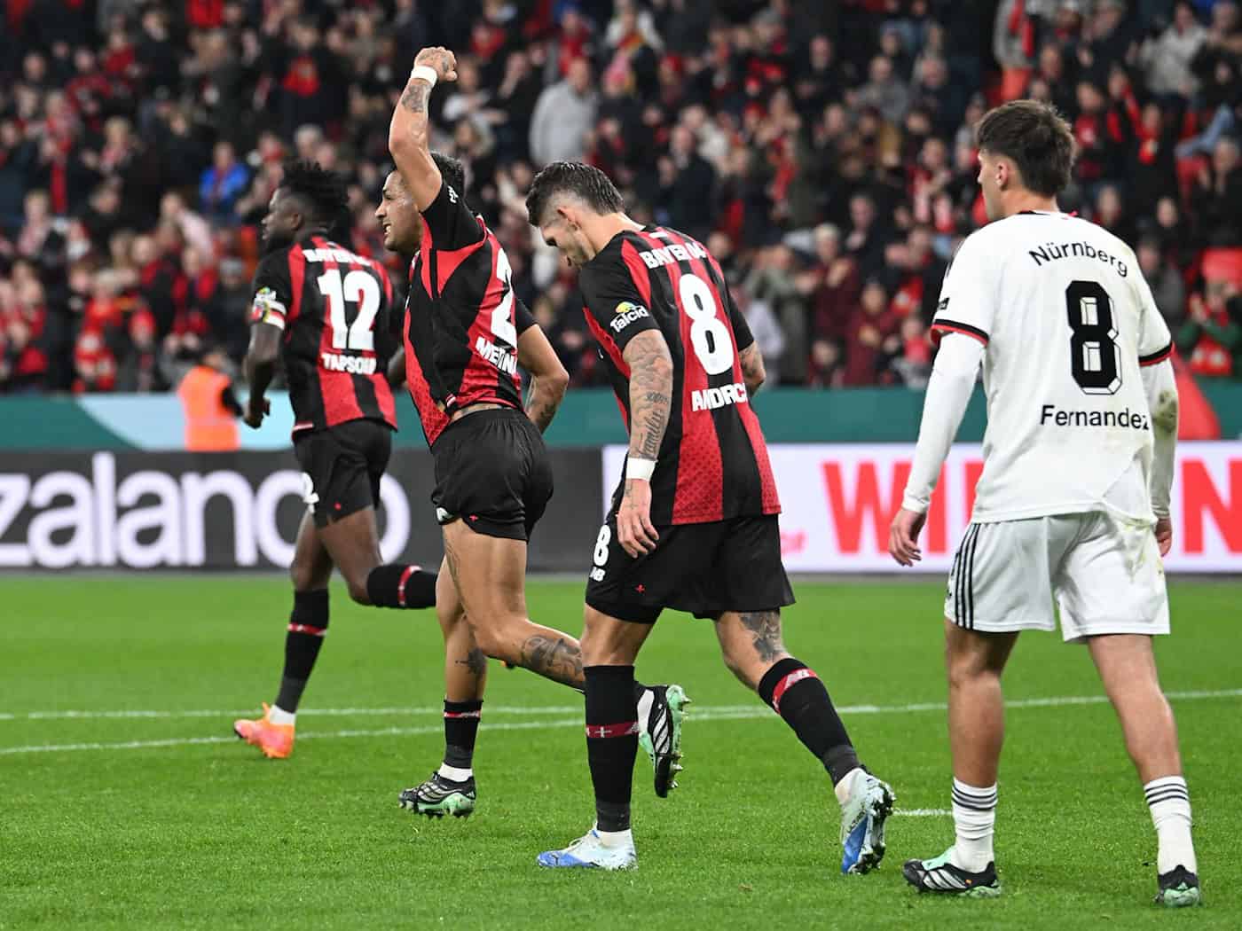 Nach Aufholjagd: Bayer 04 wendet Pokal-Aus gegen Nürnberg ab