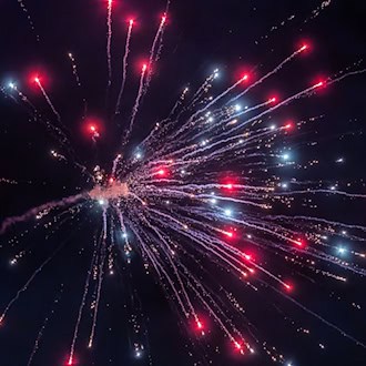 Ruhestörung? Feuerwerk vor Bayern-Hotel in Stavanger