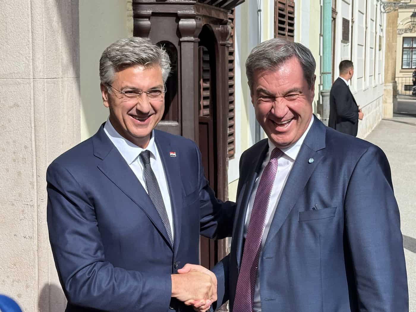 Bayerns Ministerpräsident wirbt in Zagreb für Münchens Olympia-Bewerbung