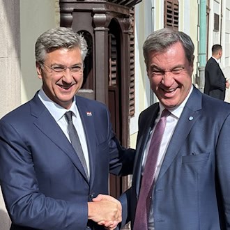 Bayerns Ministerpräsident wirbt in Zagreb für Münchens Olympia-Bewerbung