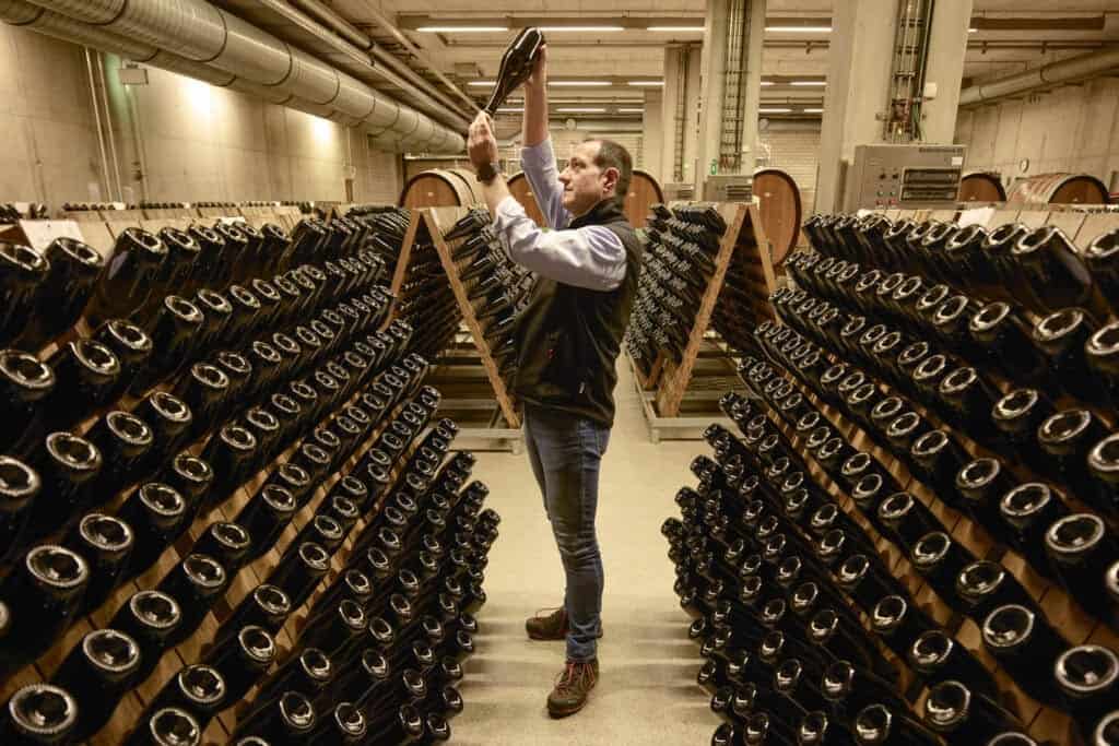 Sekt im Sektkeller Wackerbarth