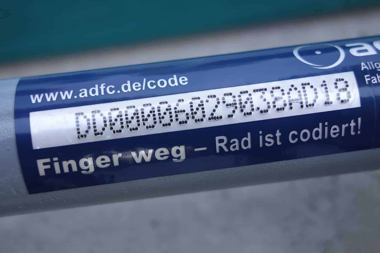 Codierung Fahrrad