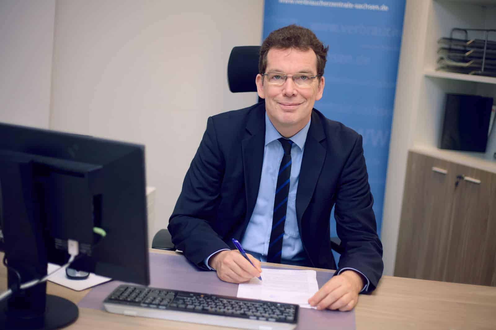 Andreas Eichhorst von der Verbraucherzentrale Sachsen