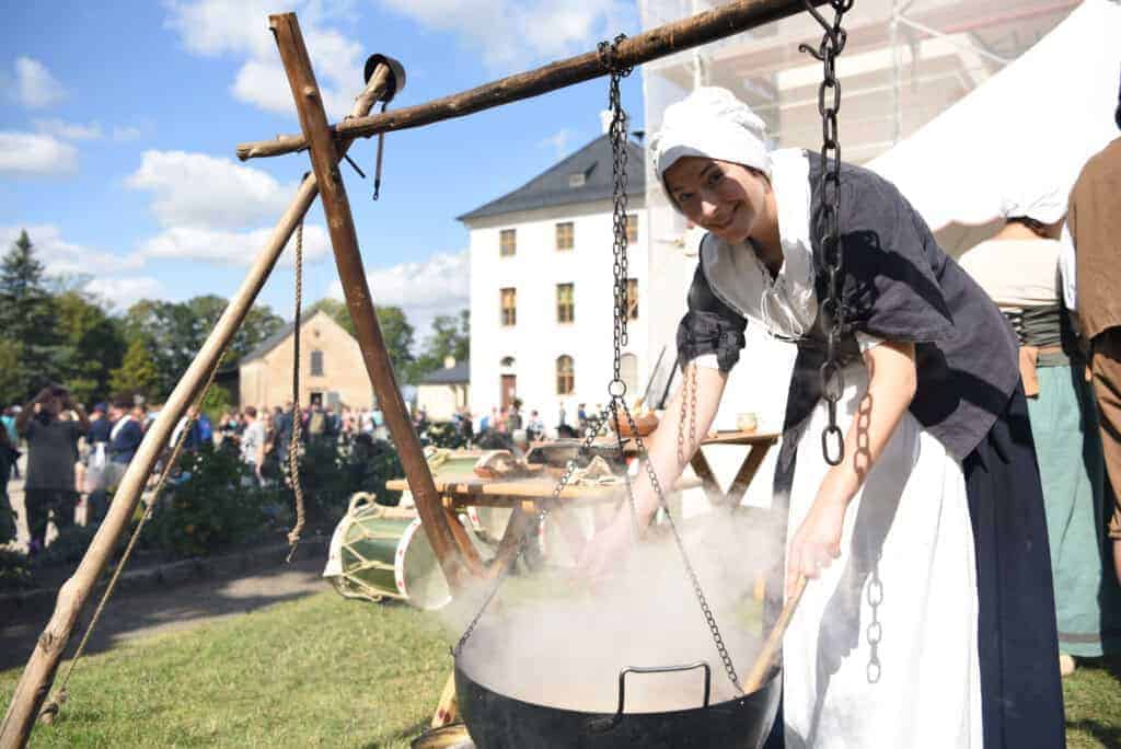 Feldlager auf der Festung Königstein