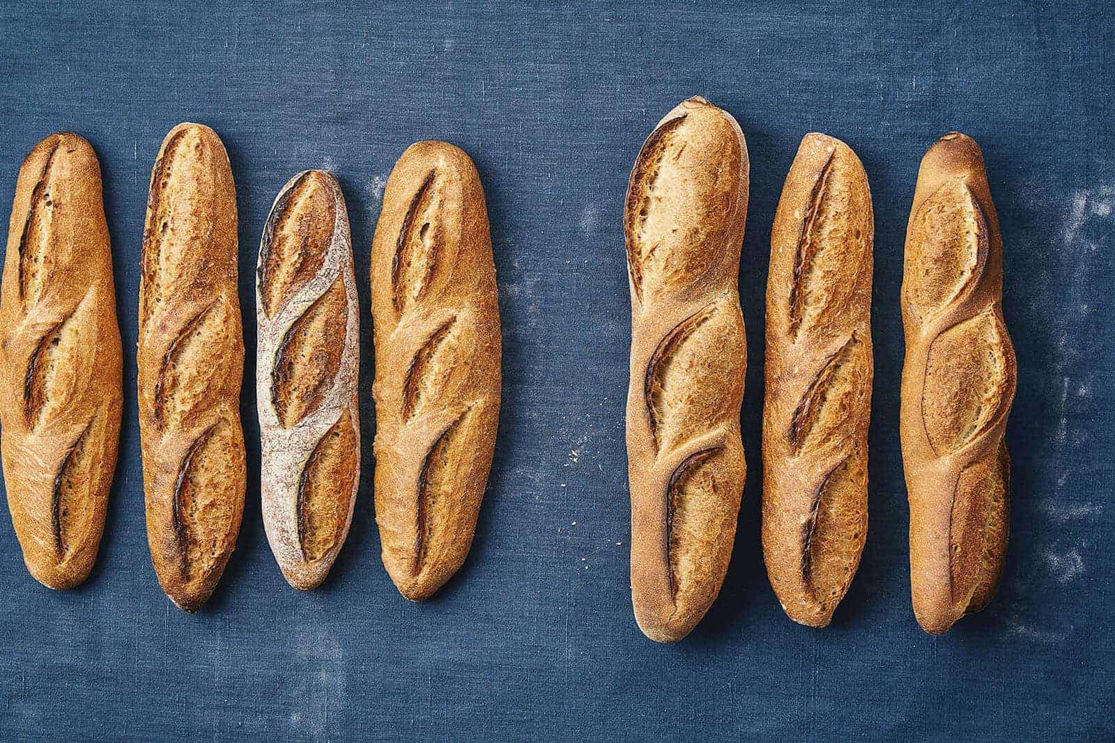 eine Reihe von Broten