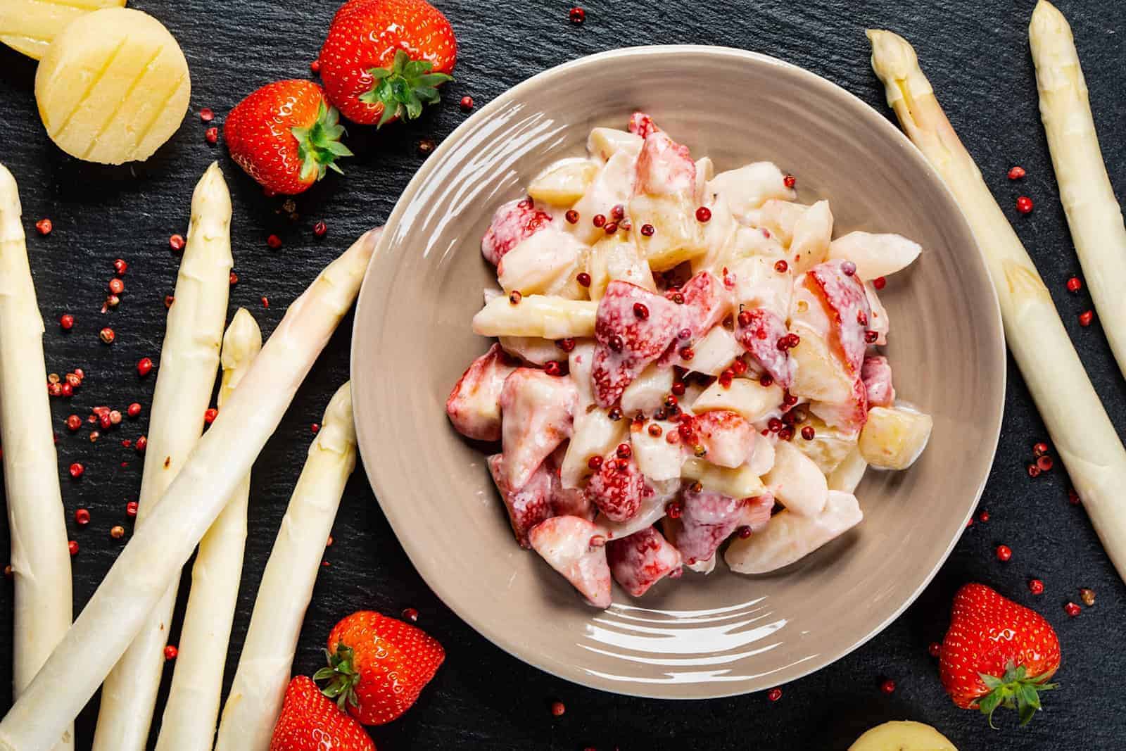 Erdbeer-Spargel-Salat