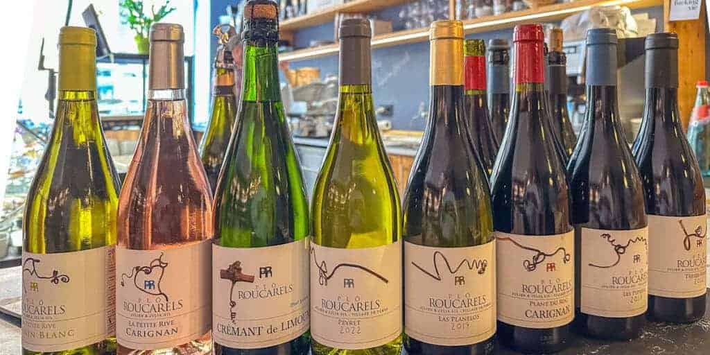 Weine, u.a auch ein Chenin Blanc