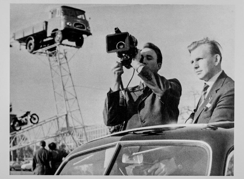 Ernst Hirsch bei der Arbeit