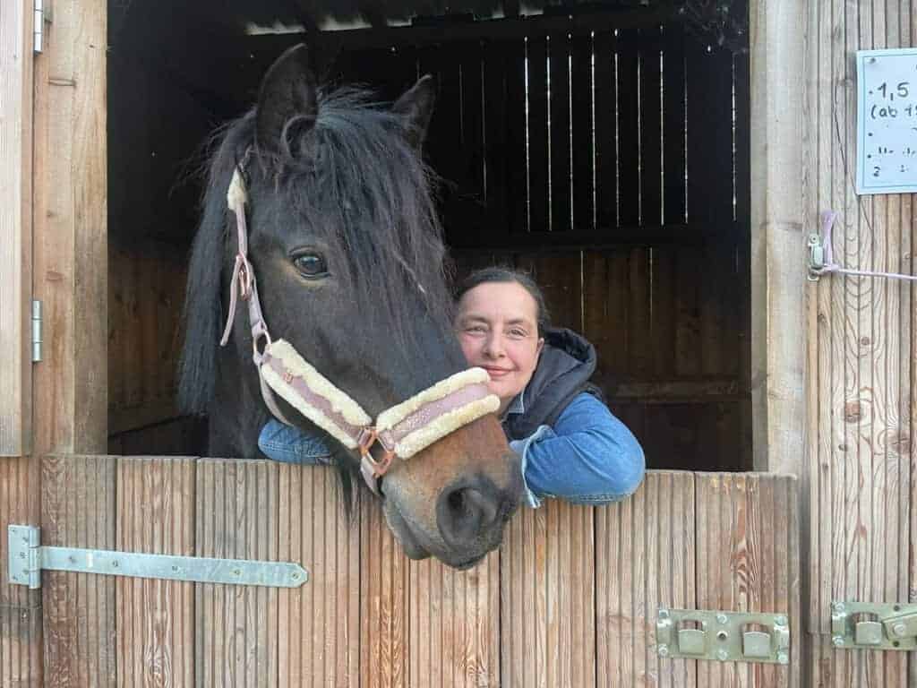 Sabine und ihr Pferd
